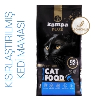 Zampa Plus Premium Somonlu Kısırlaştırılmış Kedi Maması 15kg