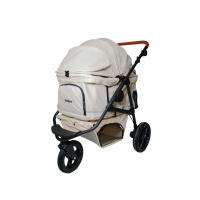 Zampa Vero Kedi ve Köpek Taşıma Arabası (Bej)