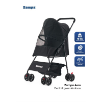 Zampa Aero Kedi ve Köpek Arabası 42x69x96cm (Siyah)