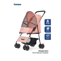 Zampa Aero Kedi ve Köpek Arabası 42x69x96cm (Pembe)