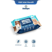 Zampa Kedi ve Köpekler İçin Islak Mendil (80'li)