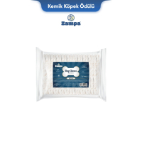 Zampa Beyaz Burgu Kemik Çubuk Köpek Ödülü 5gr (100'lü)
