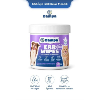 Zampa Kedi ve Köpekler İçin Kulak Temizleme Mendili (120'li)