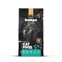 Zampa Plus Somon Etli ve Hamsili Yetişkin Kedi Maması 15kg