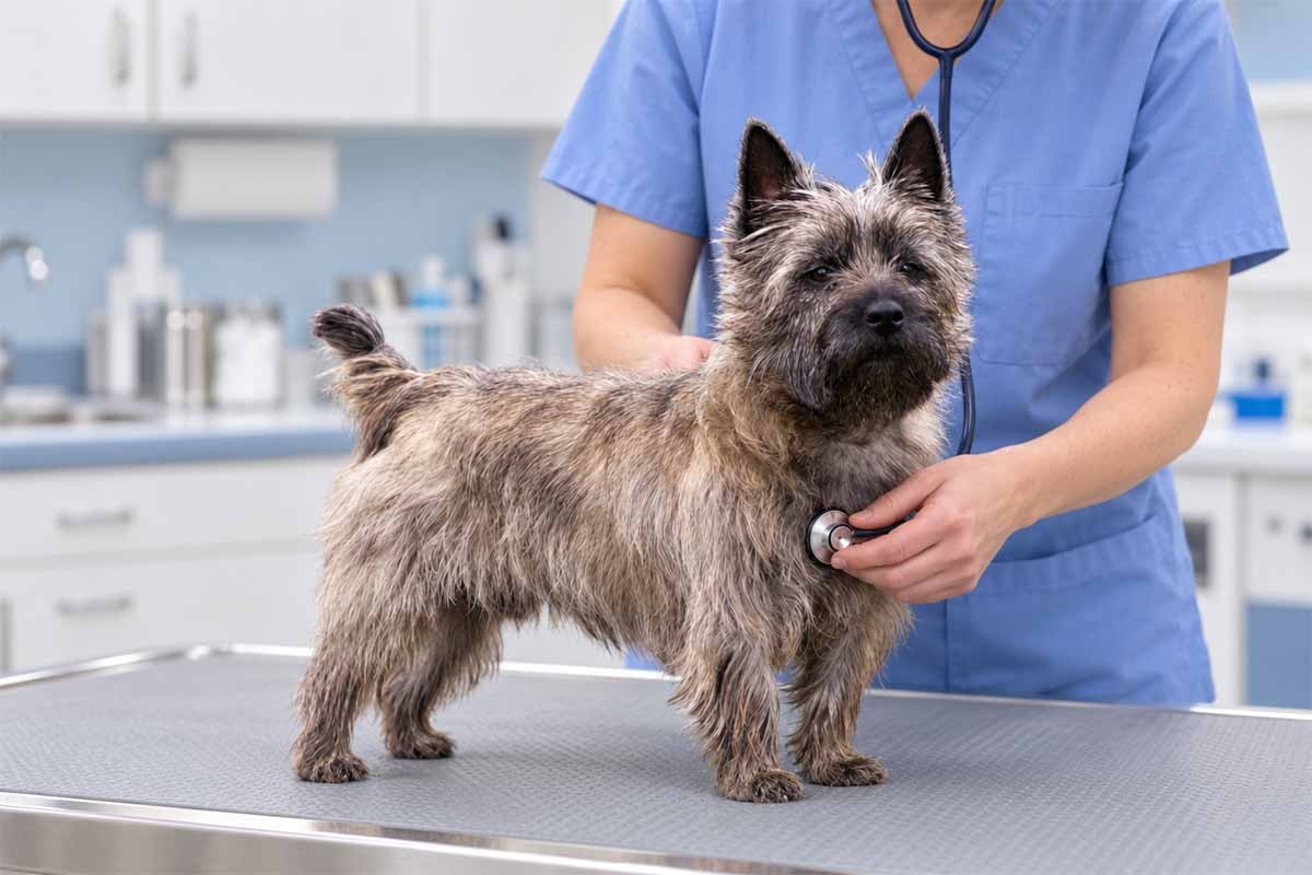 veteriner hekim kontrolünde terrier