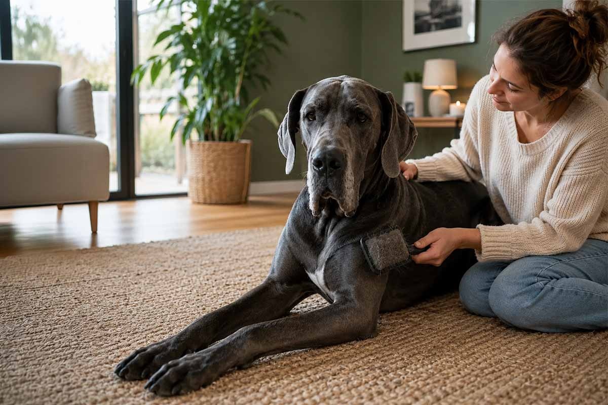 taranan gri danua köpeği