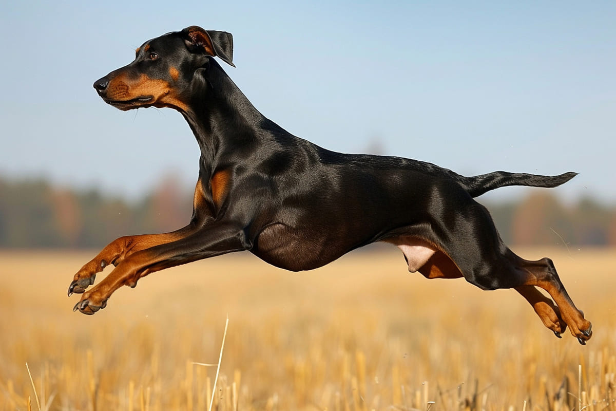 koşan Doberman