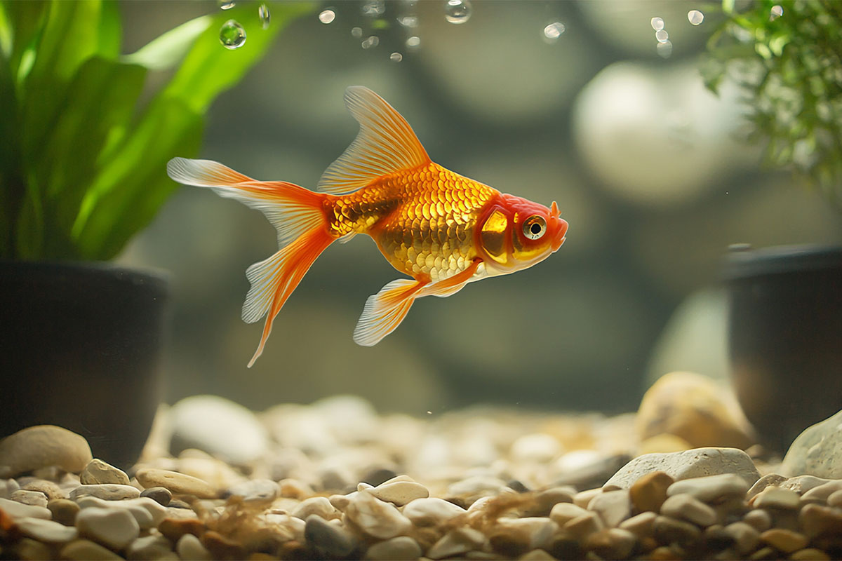 japon balığının yandan görünümü