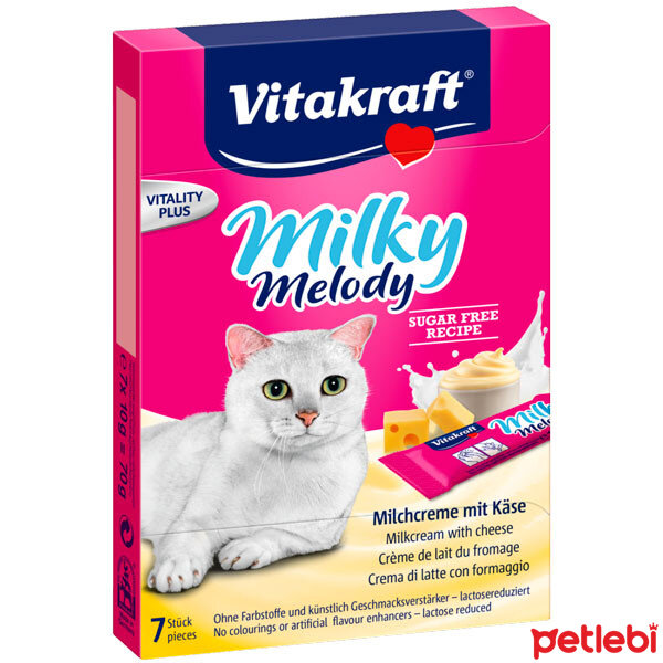 Vitakraft Peynirli Şekersiz Sıvı Kedi Ödül Maması 70gr (7�li) Satın Al
