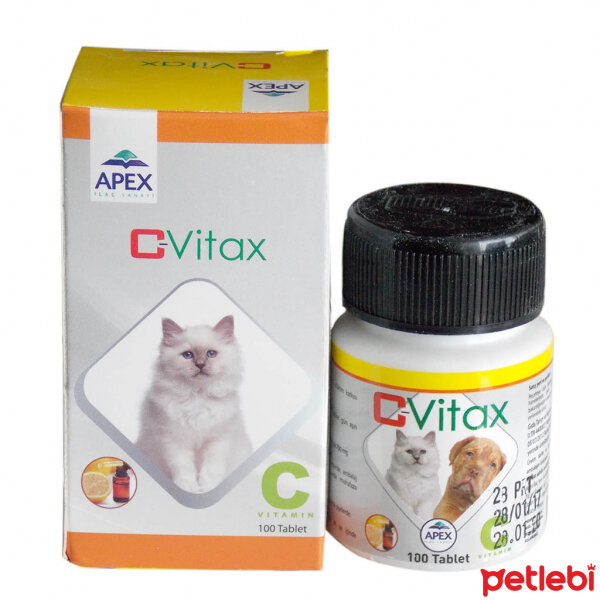 Apex C Vitax Kedi ve Köpek için C Vitamini Vitamin Tableti (75�li