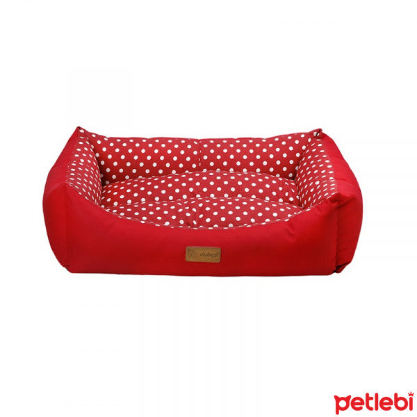 Dubex Tarte Puantiyeli Kedi Ve Kopek Yatagi 50x38x19cm Kirmizi S Satin Al Petlebi