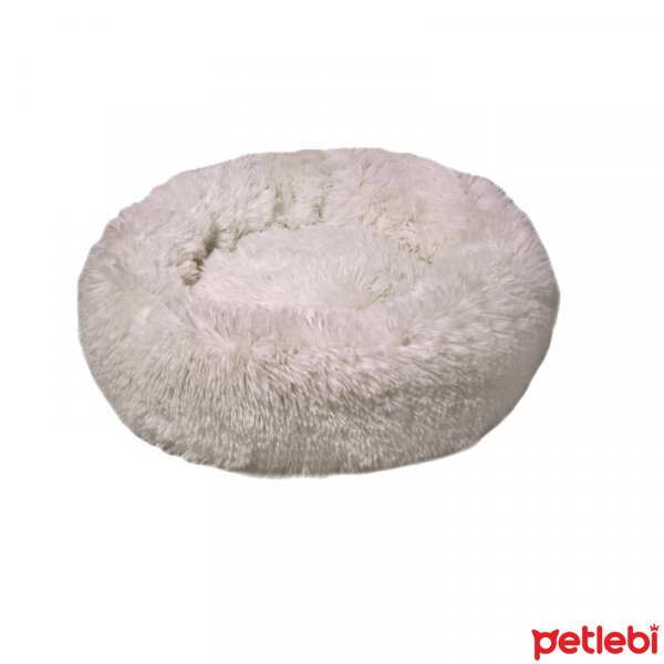 Dubex Ponchik Peluş Kedi ve Köpek Yatağı 50x9cm (Beyaz) [S] Satın Al