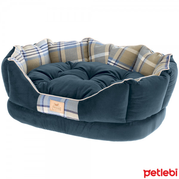 Ferplast Charles 50 Kumas Kedi Ve Kopek Yatagi 45x35x17cm Mavi Satin Al Petlebi