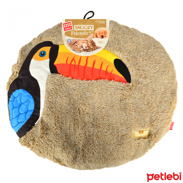 Gigwi Snoozy Friends Toucan Papagan Motifli Pelus Kedi Ve Kopek Yatagi 45cm Satin Al Petlebi