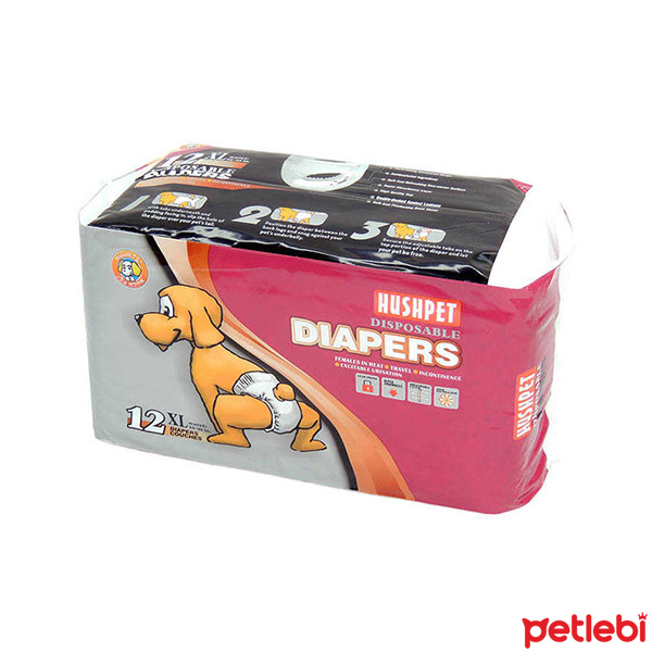 Hushpet Ultra Emici Antibakteriyel Köpek Bezi (12�li) [XL] Satın Al