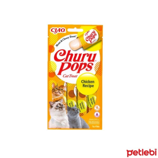 CIAO Churu Pops Tavuklu Sıvı Kedi Ödül Maması 15gr (4�lü) Satın Al
