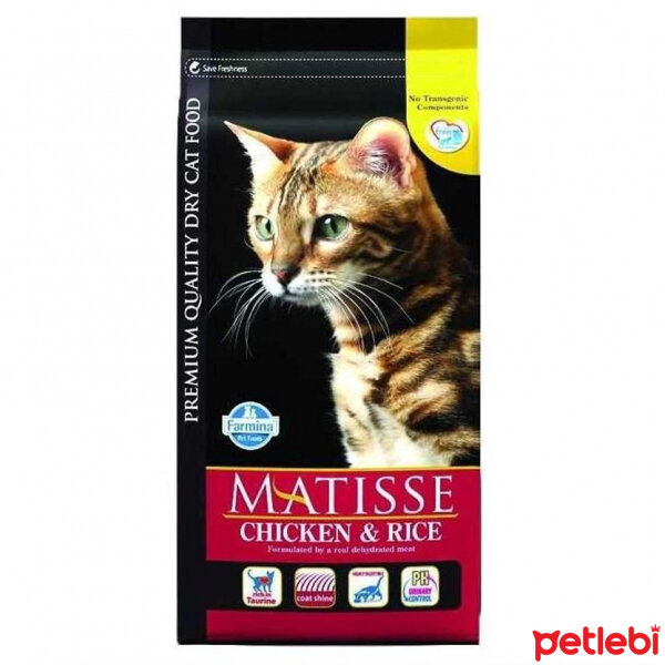 Matisse Tavuklu ve Pirinçli Yetişkin Kedi Maması 10kg Satın Al Petlebi