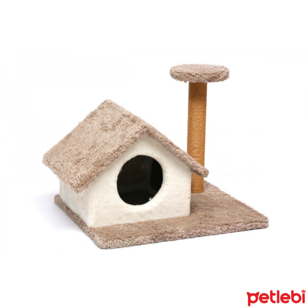 Pungar Cat Peluş Tırmalama Kedi Evi 50x60x50cm Satın Al Petlebi