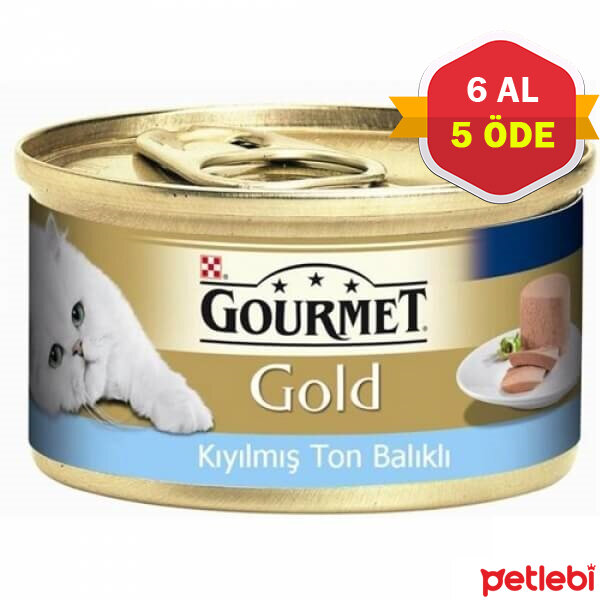 Gourmet Gold Kıyılmış Ton Balıklı Kedi Konservesi 85gr (6 AL 5 ÖDE