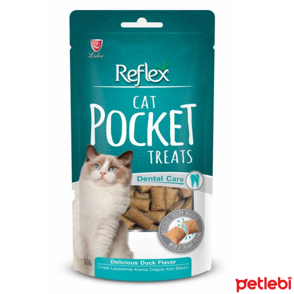 Reflex Pocket Ördekli Kedi Ödül Maması 60gr Satın Al Petlebi