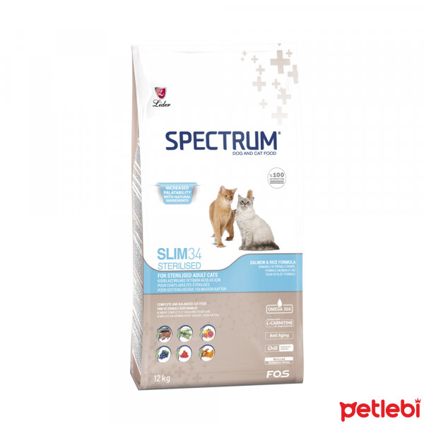 Spectrum Slim 34 Somonlu Kilolu veya Kısırlaştırılmış Kediler için