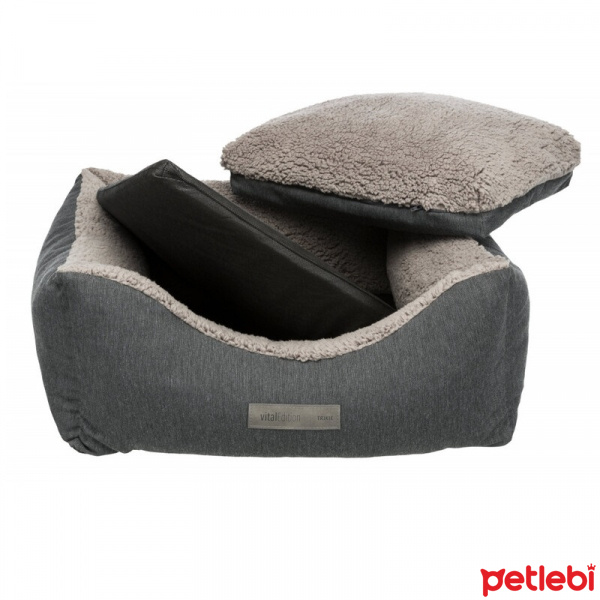 Trixie Pelus Ortopedik Kopek Yatagi 115x105cm Gri Satin Al Petlebi
