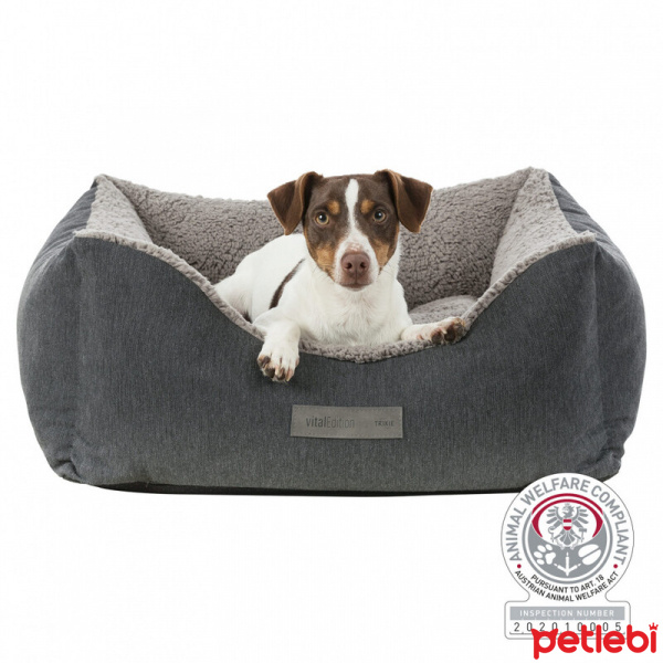 Trixie Pelus Ortopedik Kopek Yatagi 115x105cm Gri Satin Al Petlebi