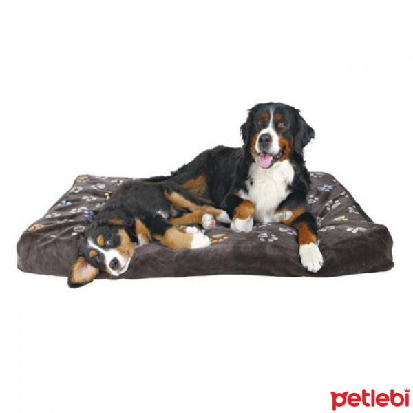 Trixie Pati Desenli Pelus Kopek Yatagi 100x70cm Gri Satin Al Petlebi
