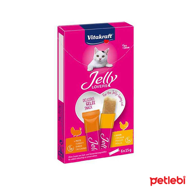 Vitakraft Jelly Tavuk ve Hindi Etli Karışık Çeşit Jöle Kedi Ödül Maması